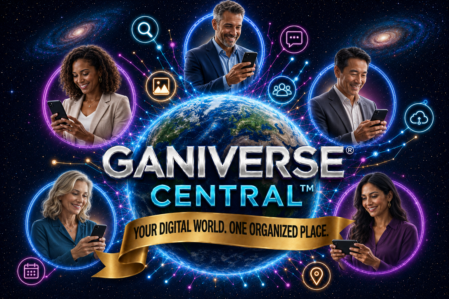 Ganiverse Central for adults — your digital world in one organized place