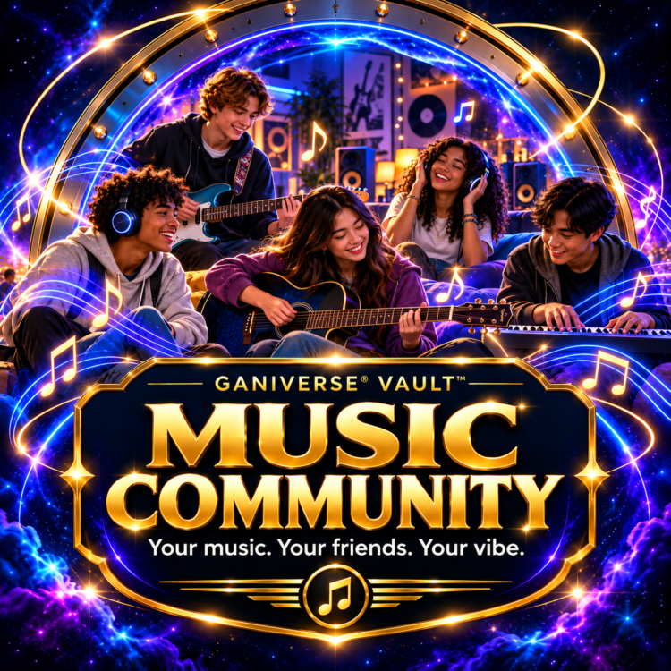 Ganiverse Vault Music Community — your music, friends and vibe