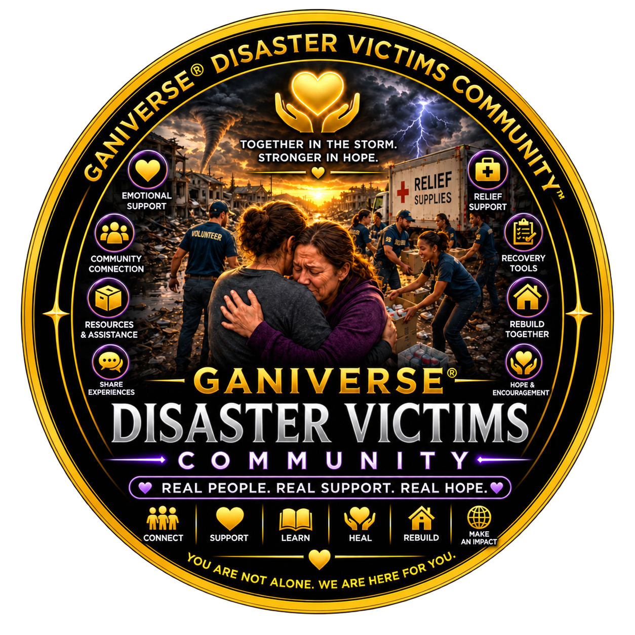 Ganiverse® Disaster Victims Community
