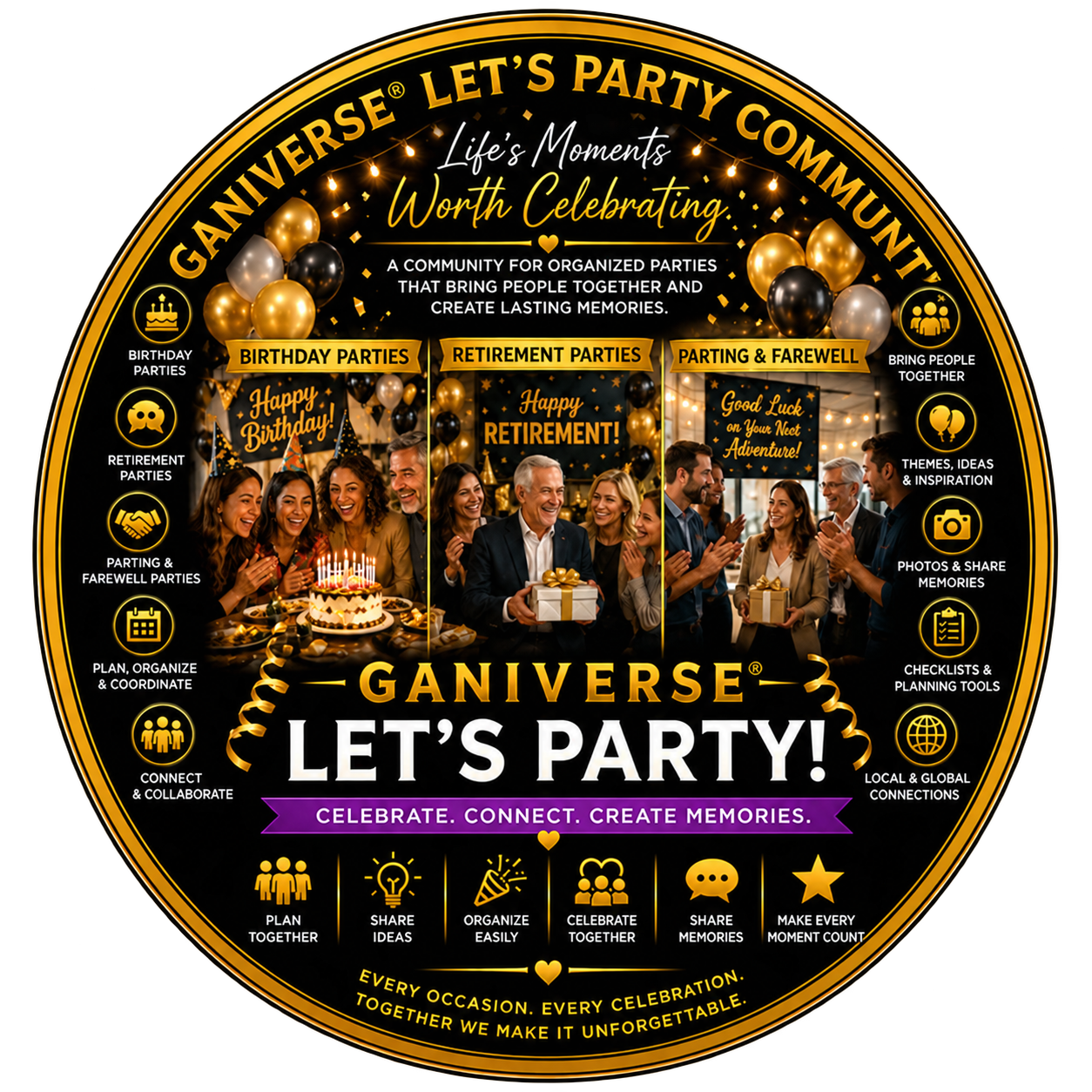 Ganiverse® Let's Party Community