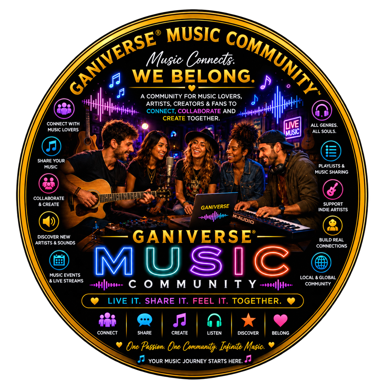 Ganiverse® Music Community