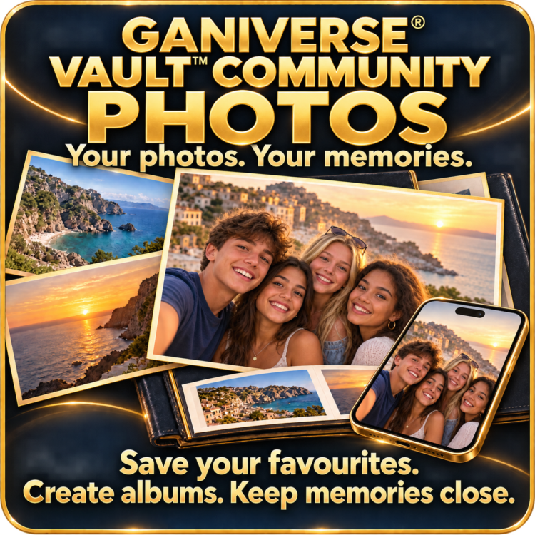 Ganiverse Vault photos and memories with teenage friends