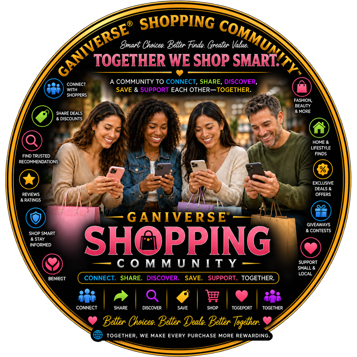 Ganiverse® Shopping Community