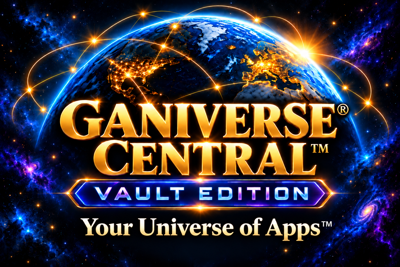 Ganiverse Central Vault Edition. Your Universe of Apps.